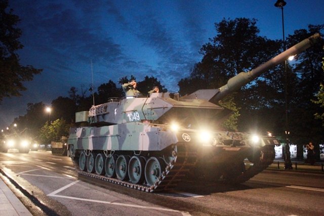 Ćwieczenia wojskowe w Warszawie