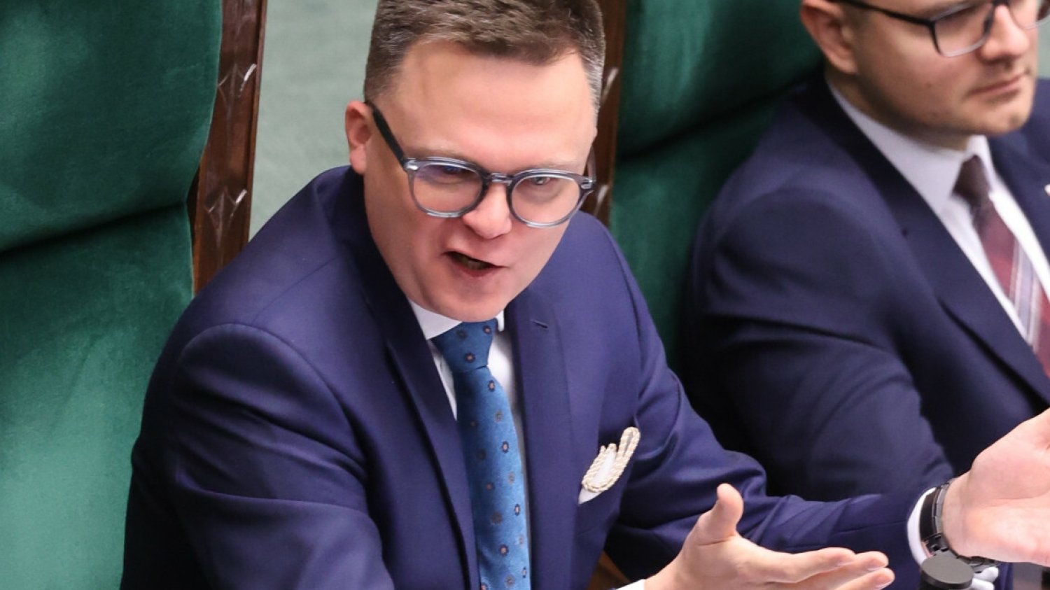 "Marszałek ufa elektronice, bo to XXI wiek". Spięcie Hołowni i posłanki PiS.