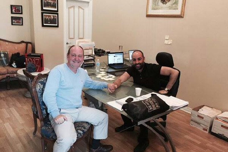 Steve Maman, po prawej