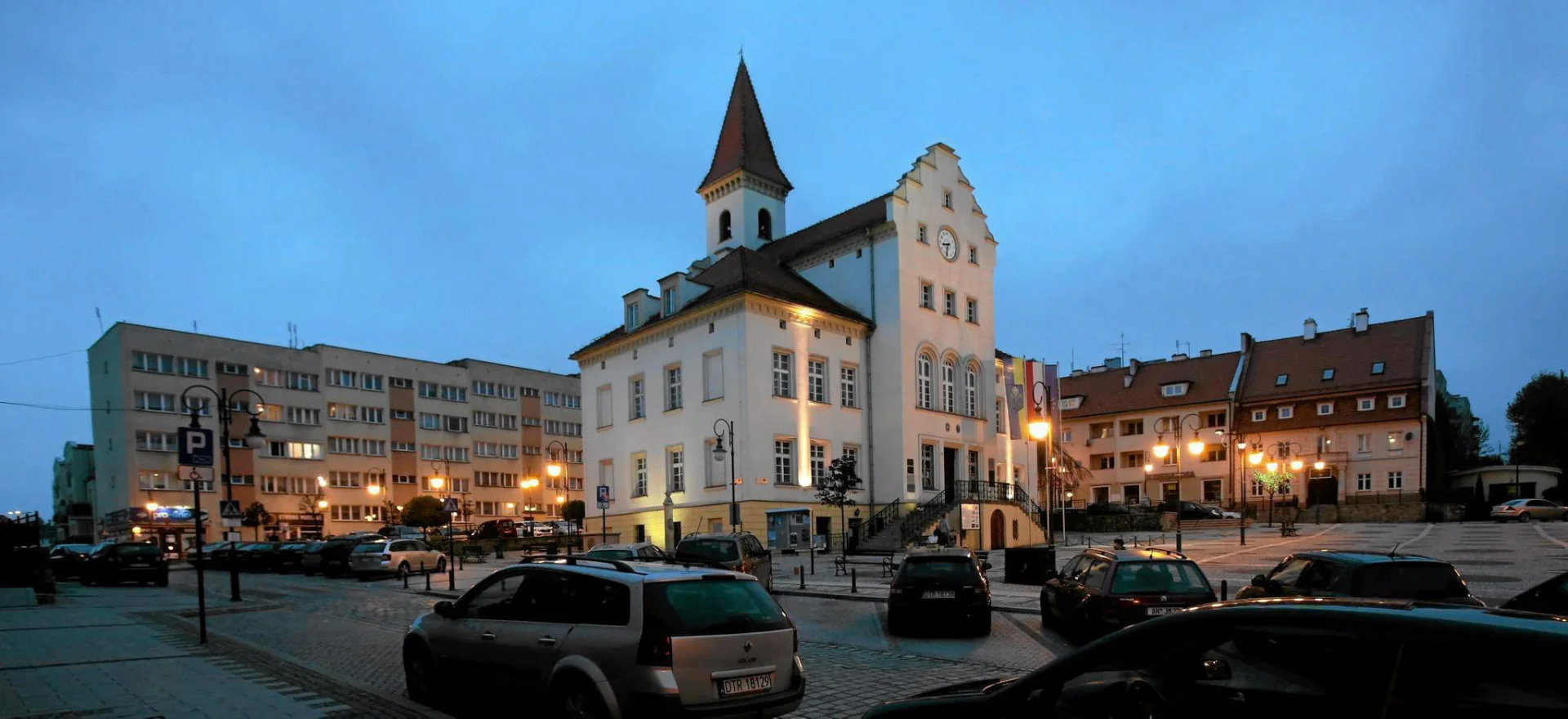 Rynek w Trzebnicy.