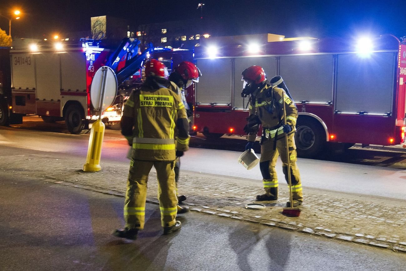 Wypadek na autostradzie A4. Zdjęcie ilustracyjne.