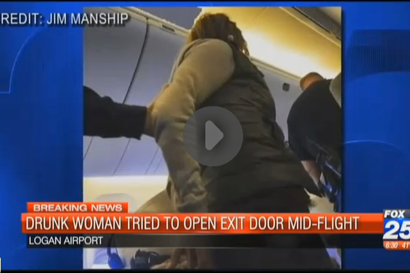 Pijana Polka awanturowała się na pokładzie samolotu do Bostonu