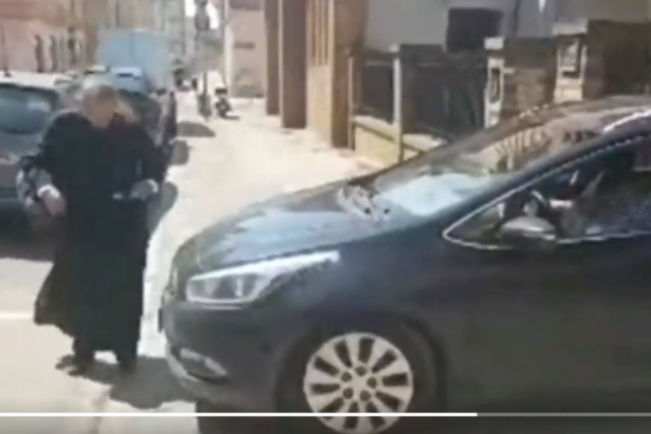 Ksiądz Michał Woźnicki po raz kolejny wywołał incydent.