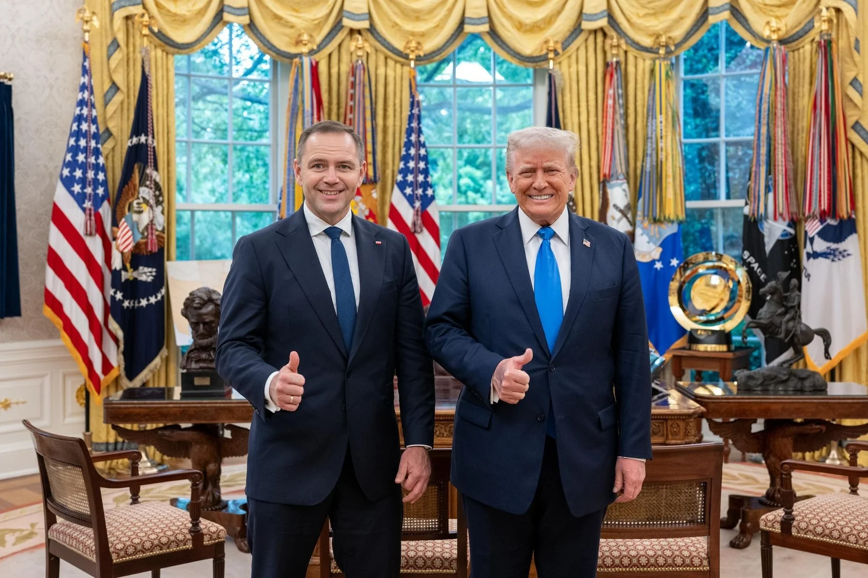 Nawrocki z Trumpem