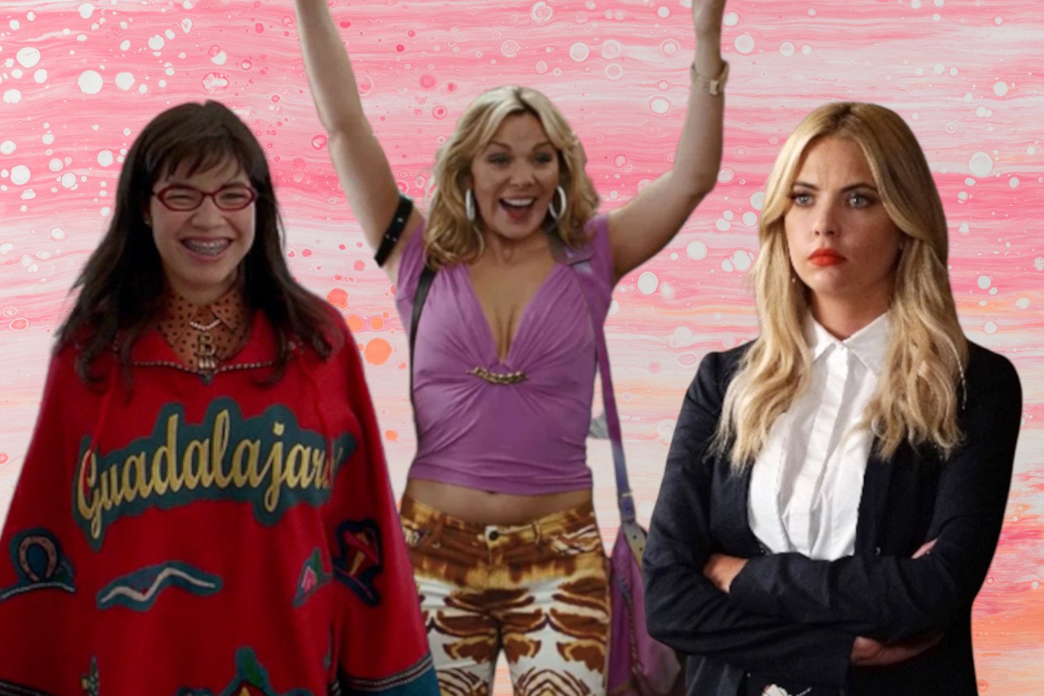 Brzydula Betty, Samantha Jones, Hanna Marin