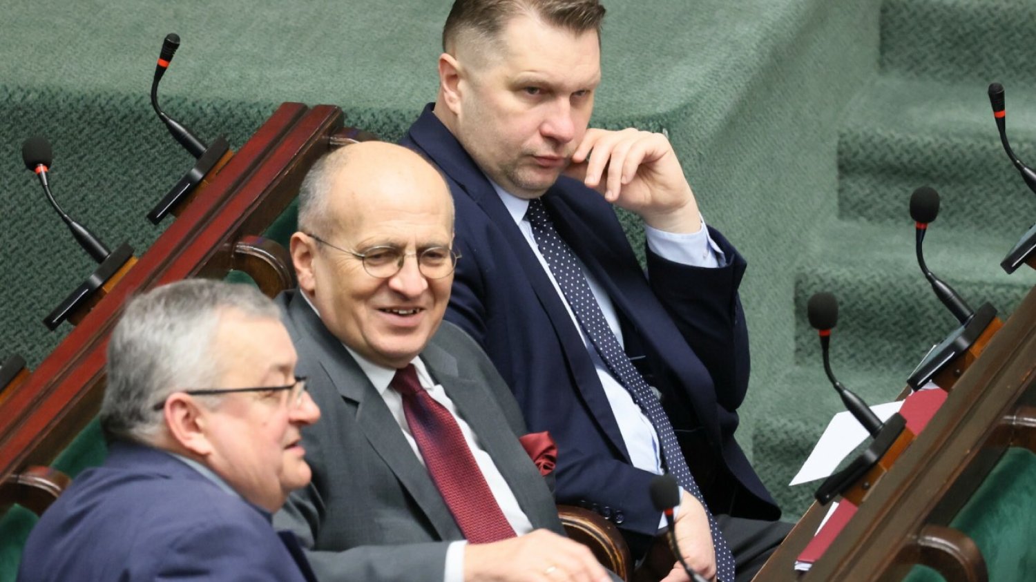 Andrzej Adamczyk, Zbigniew Rau, Przemyslaw Czarnek