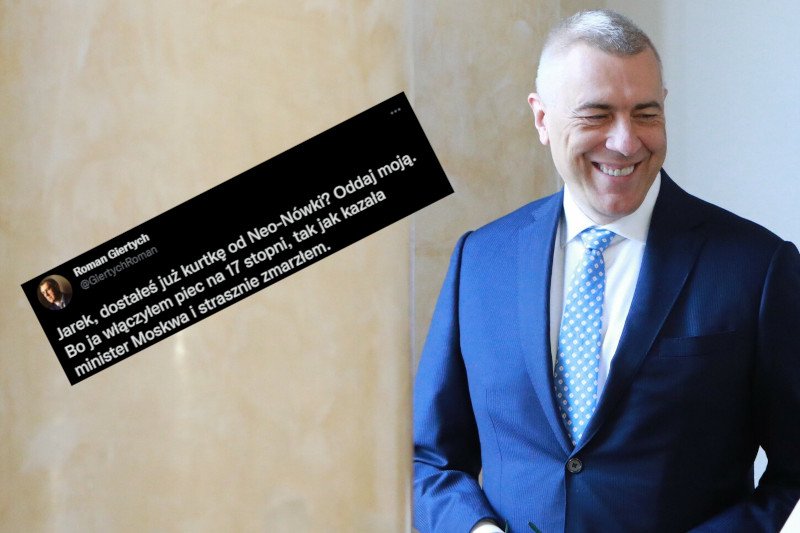Roman Giertych podchwycił żart kabaretu Neo-Nówka