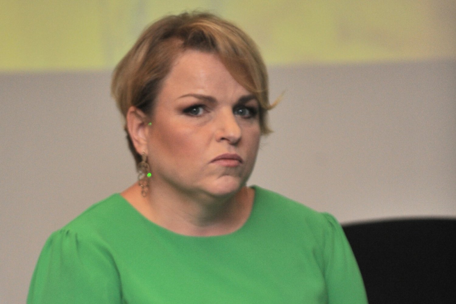 Katarzyna Bosacka uderza w Darię Ładochę.
