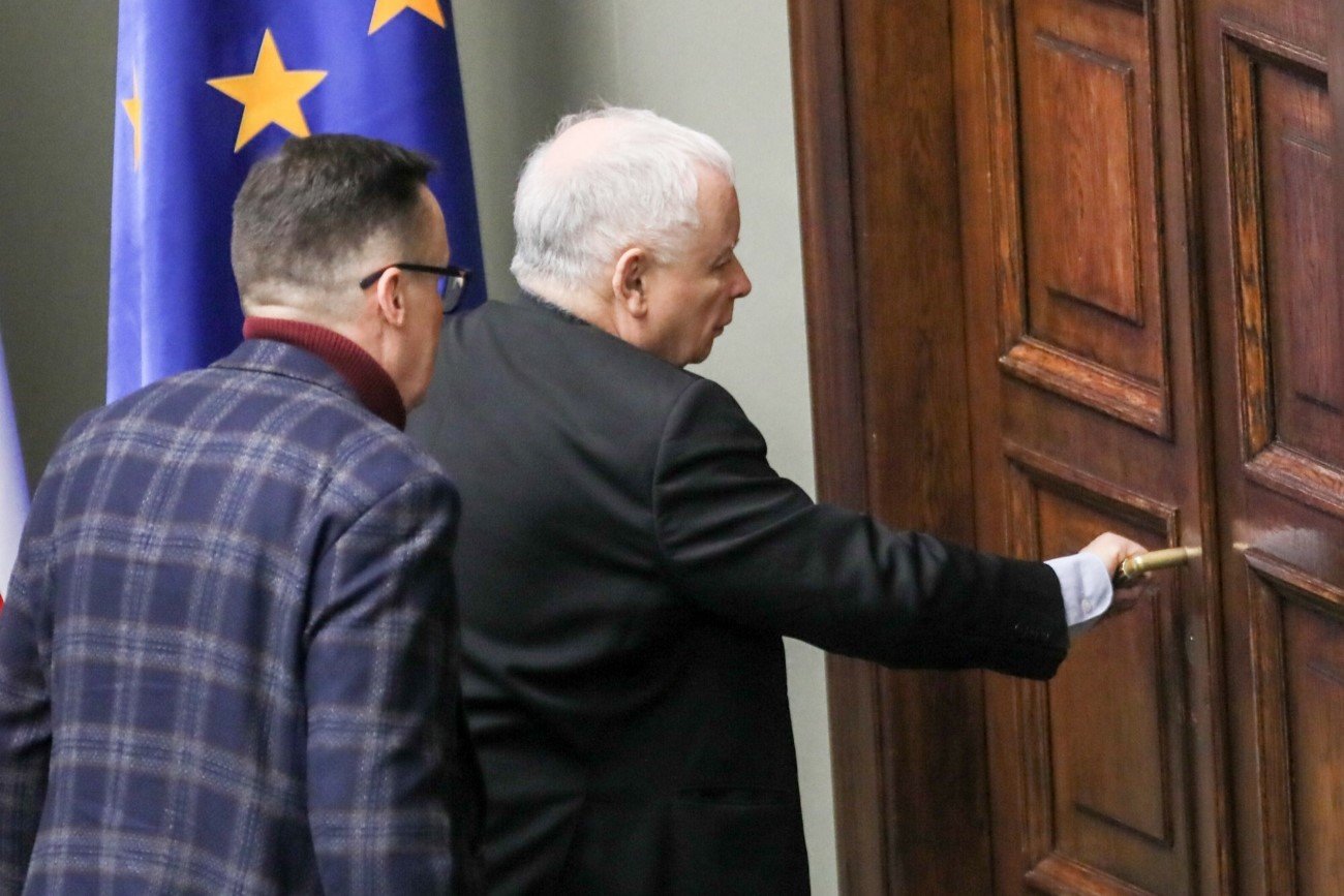 Poseł Jarosław Kaczyński, prezes PiS.