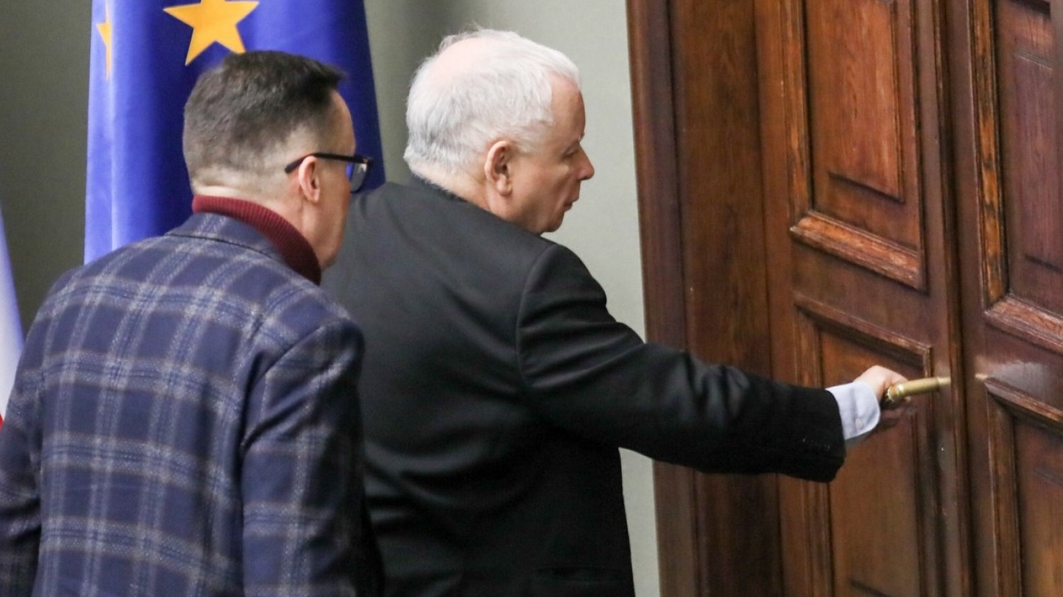 Poseł Jarosław Kaczyński, prezes PiS.
