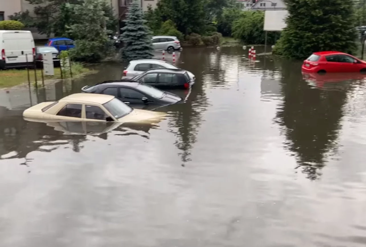 Podtopienia w Szczecinie po ulewach.
