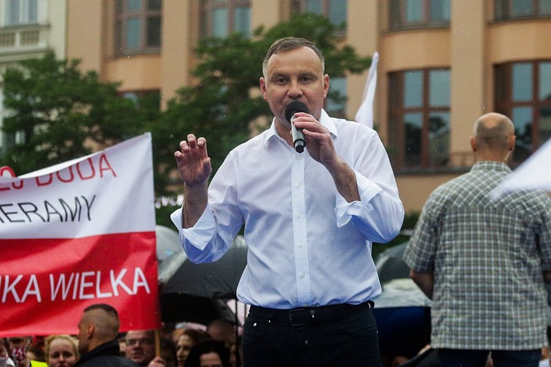 Andrzej Duda wypowiedział się pogardliwie o części mieszkańców Krakowa. Andrzej Duda w Krakowie.