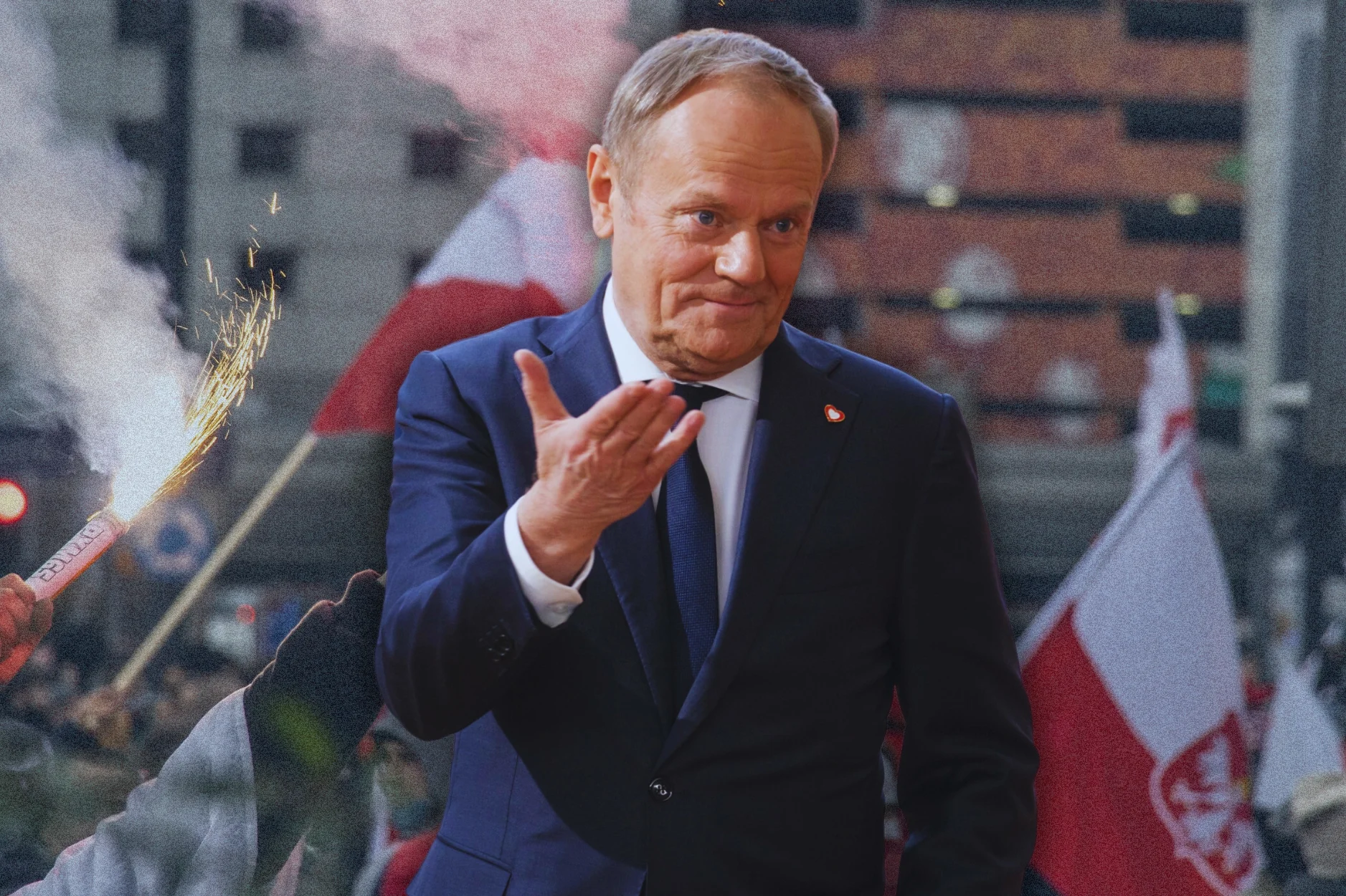 Marsz PiS przeszedł przez Warszawę. Tusk zwrócił się do jego uczestników