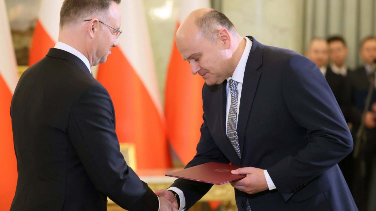 Andrzej Duda i Andrzej Kosztowniak