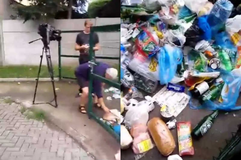 Prawica stawia dziennikarzom TVN24 absurdalne zarzuty o podrzucanie policjantom butelek po piwie.