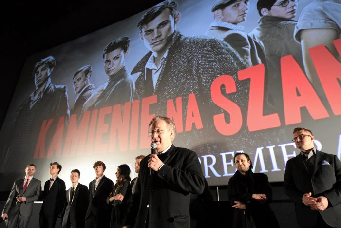 Robert Gliński podczas premiery, 2014 rok.