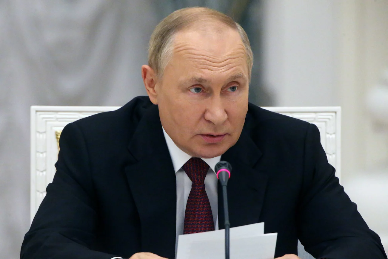 Władimir Putin, dyktator Rosji.