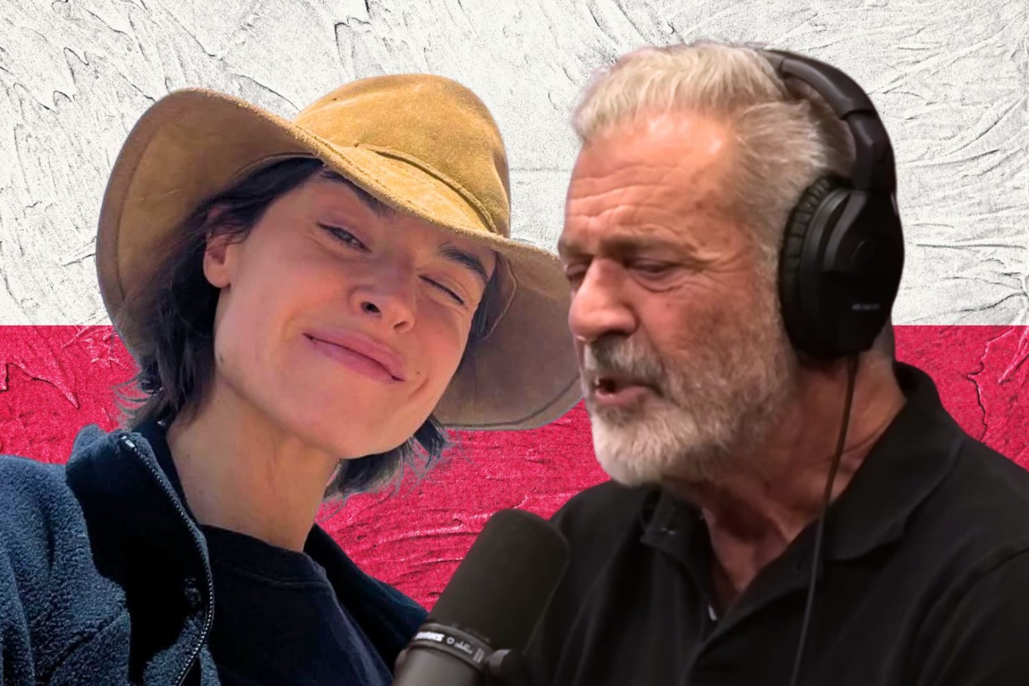 Kasia Smutniak i Mel Gibson