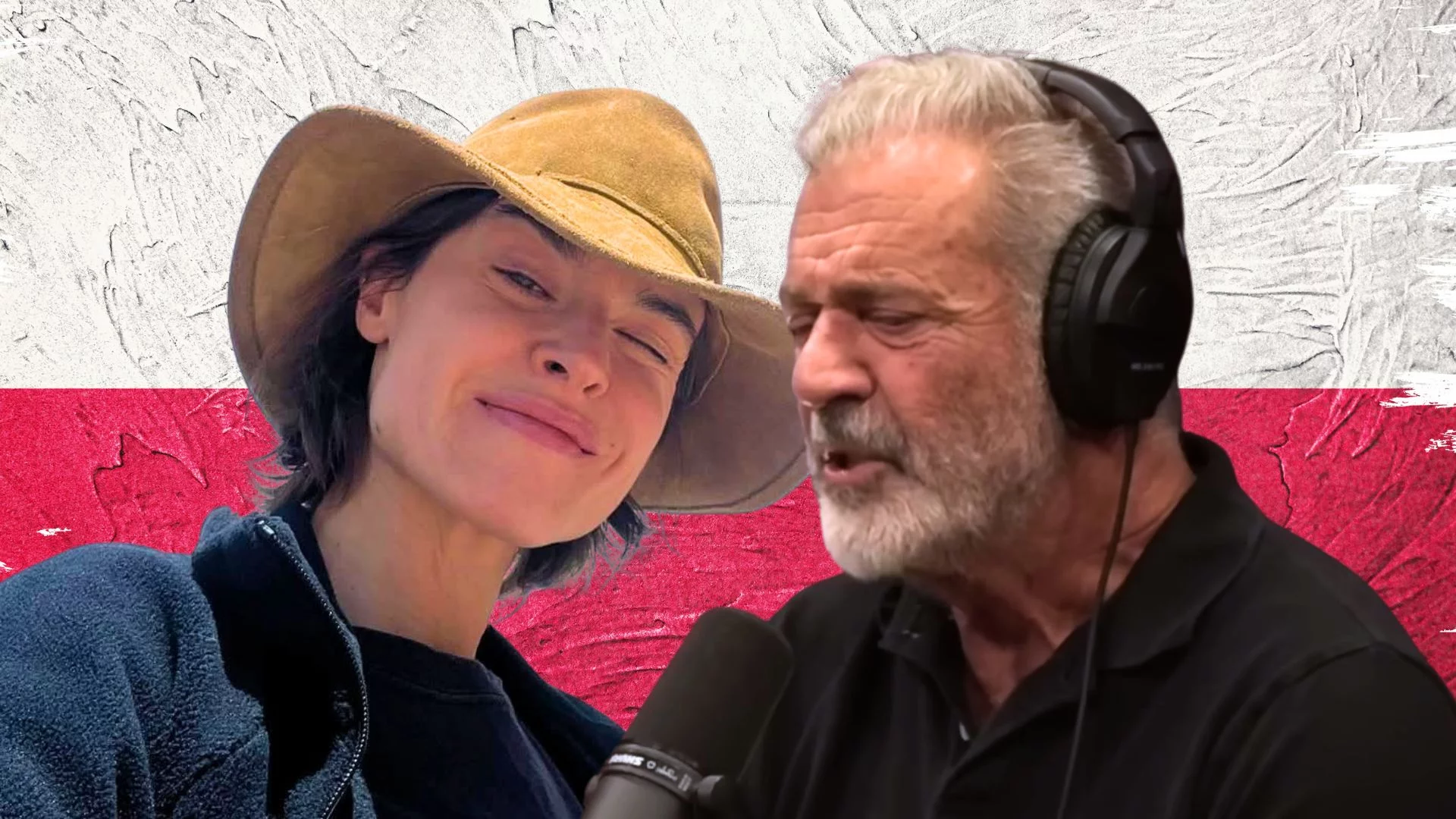 Kasia Smutniak i Mel Gibson