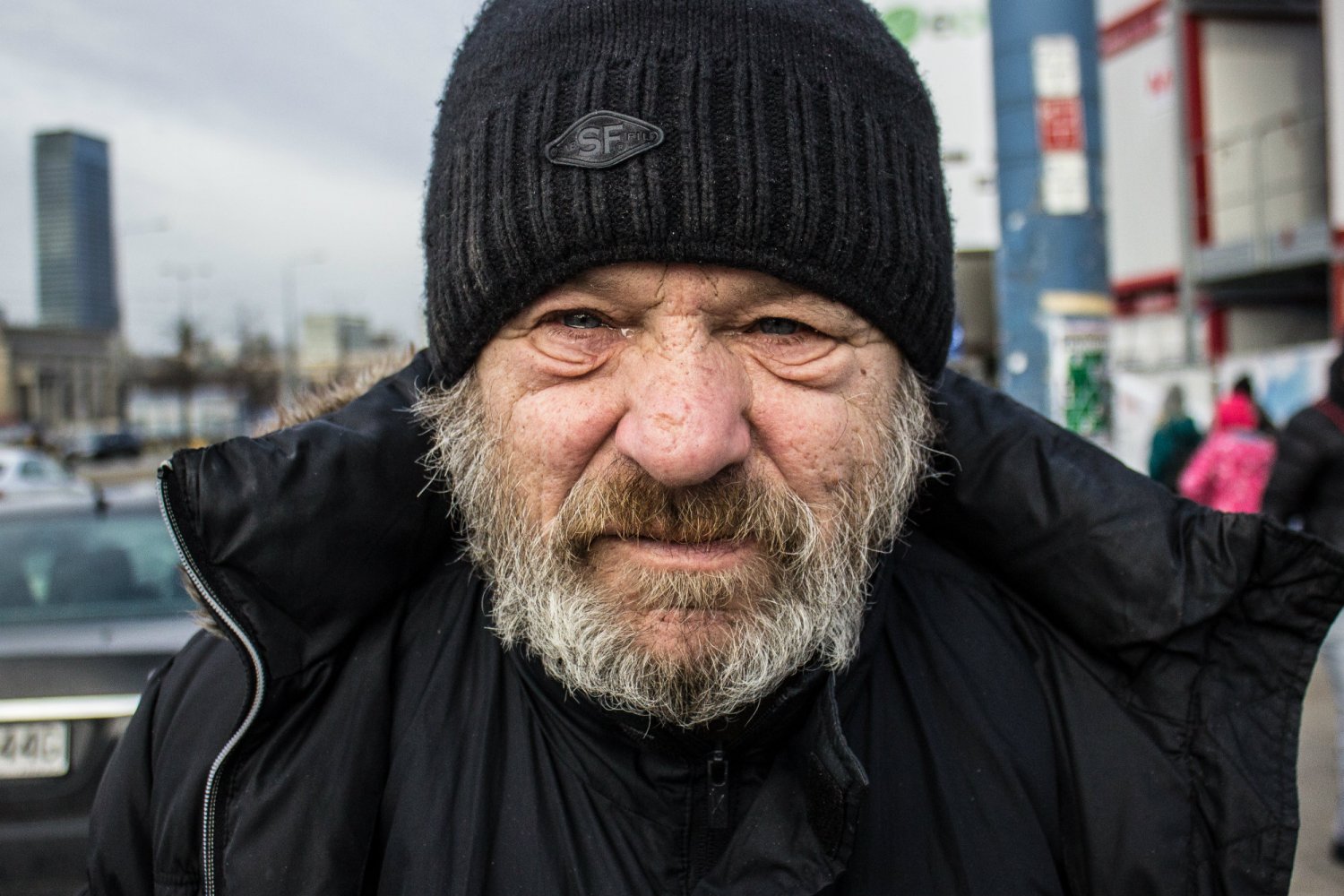 Bezdomny Andrzej, ale wszyscy nazywają go Angelo