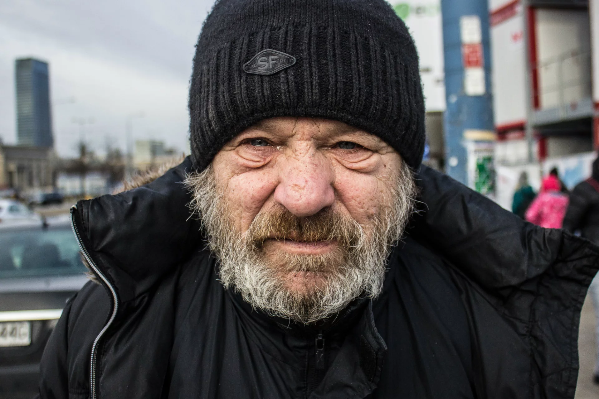 Bezdomny Andrzej, ale wszyscy nazywają go Angelo