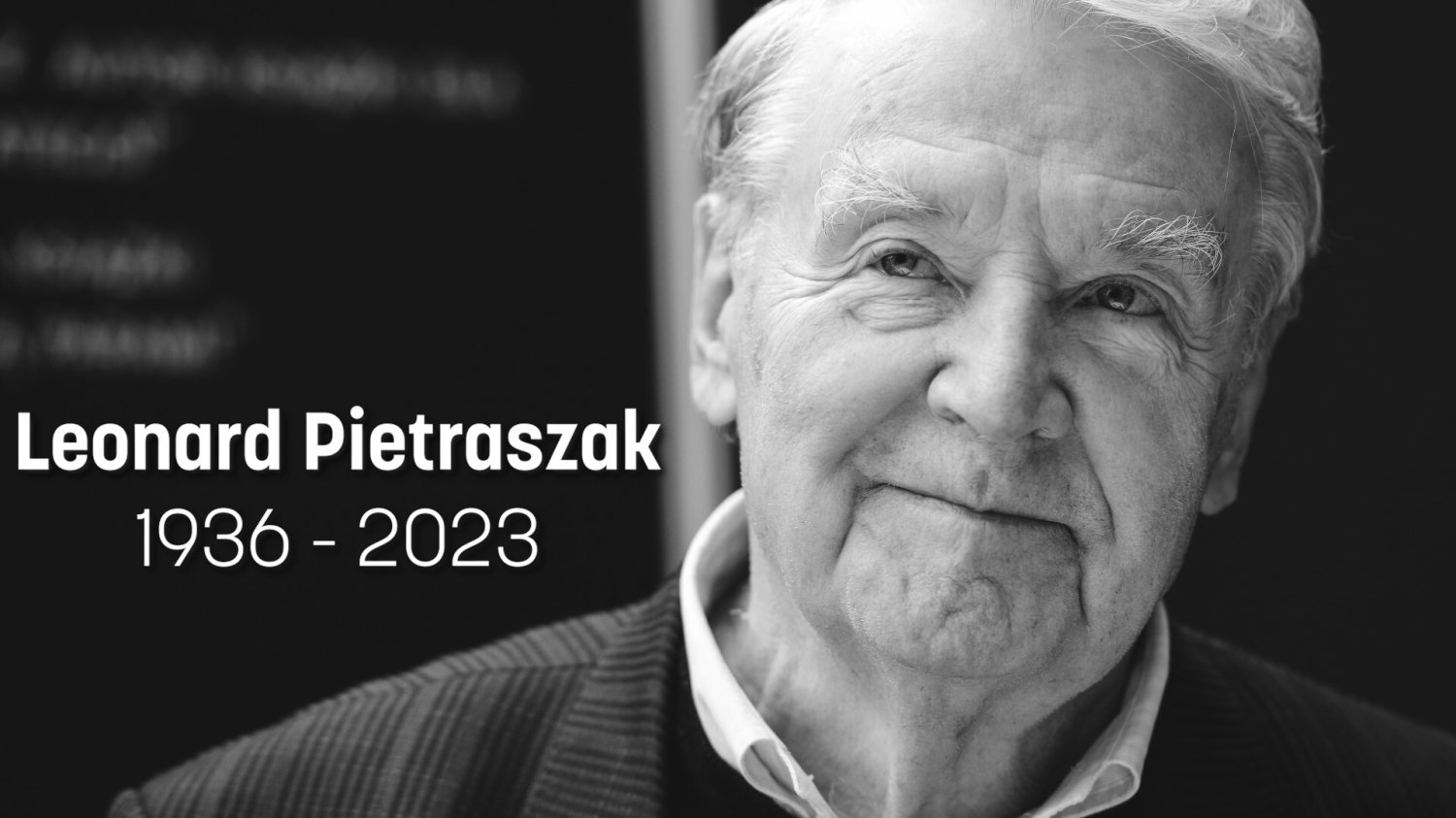 Nie żyje Leonard Pietraszak. Aktor filmowy i teatralny miał 86 lat.