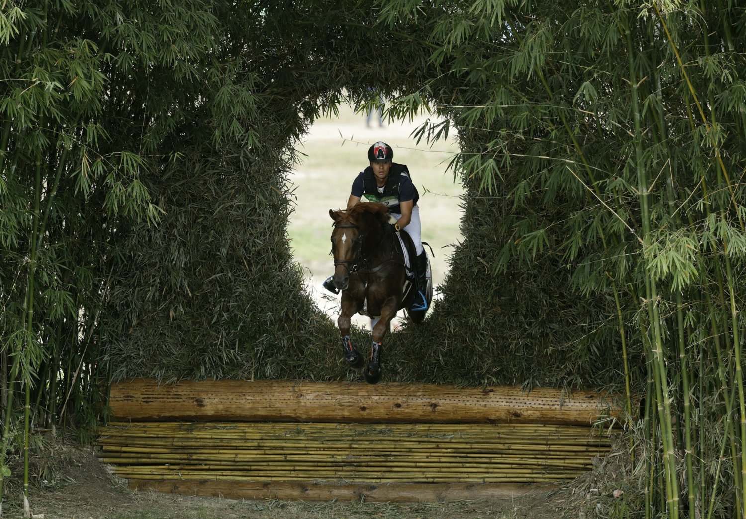Paweł Spisak na koniu Banderas podczas igrzysk w Rio de Janeiro
