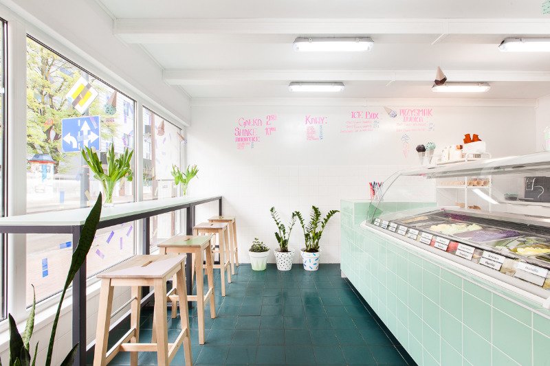 Lodziarnia  Mielca wyróżniona przez magazyn Wallpaper