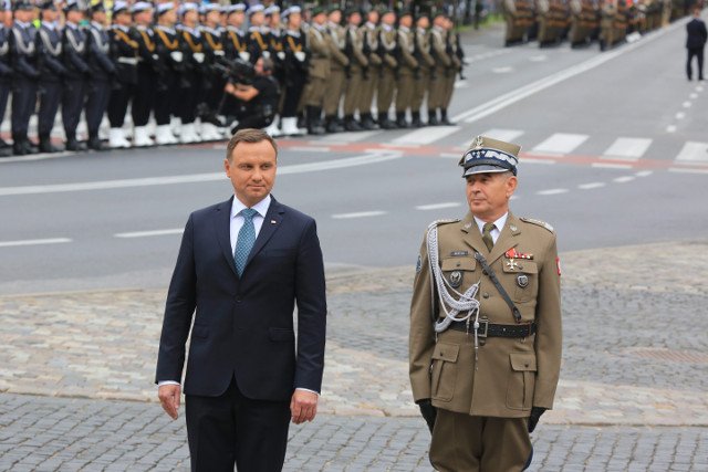 Prezydent Andrzej Duda na obchodach święta.