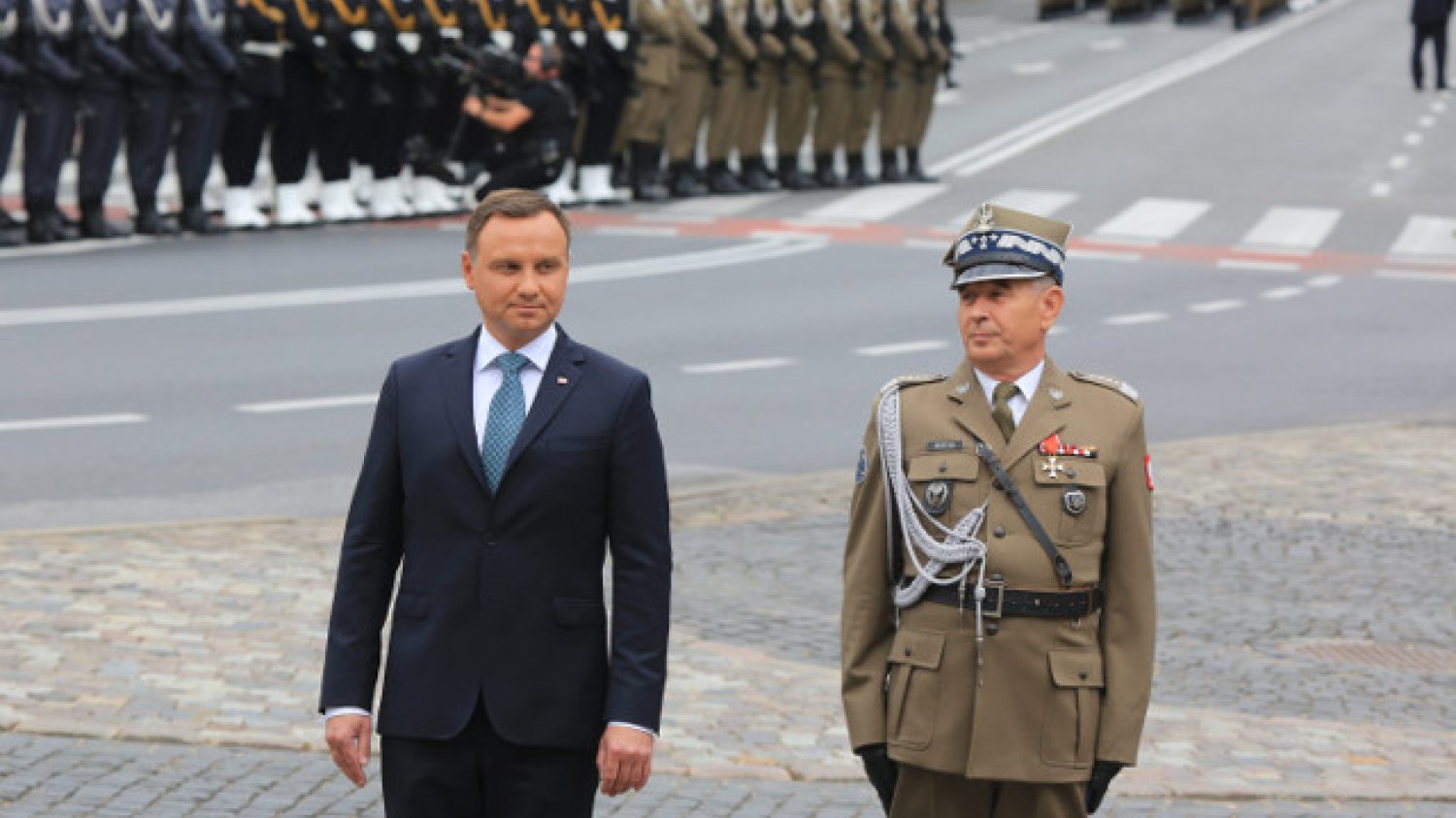 Prezydent Andrzej Duda na obchodach święta.
