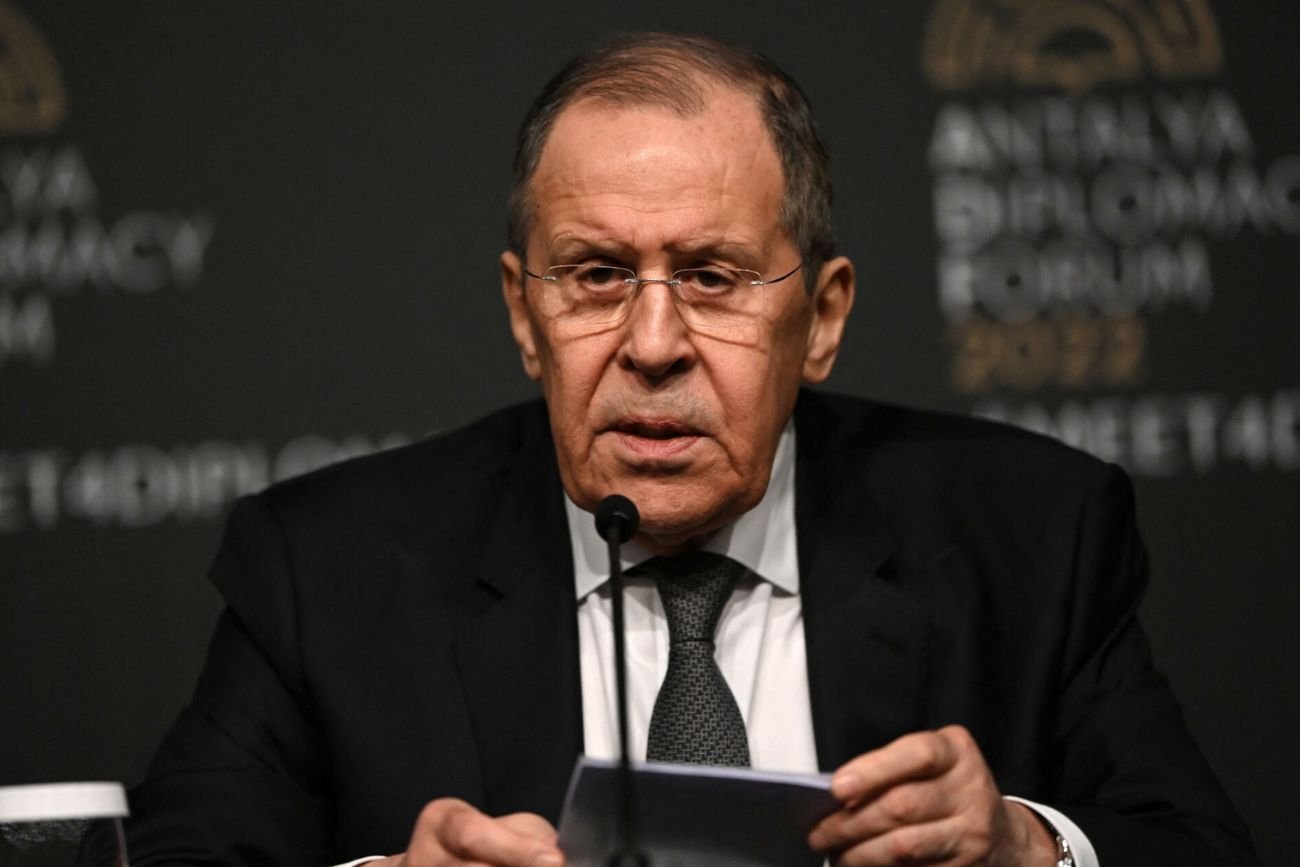 Siergiej Ławrow, szef MSZ Rosji.