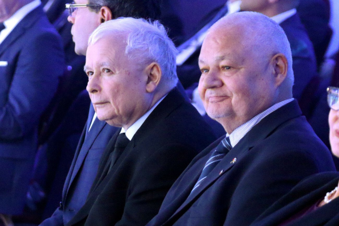 Jarosław Kaczyński i Adam Glapiński.