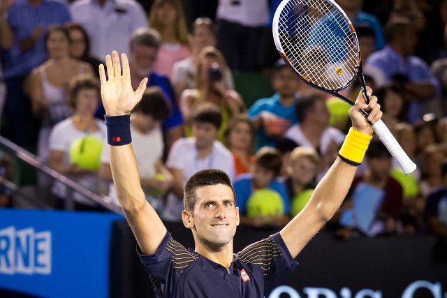 Novak Djokovic przełamał rywala w trzecim secie i od tego momentu rosła jego przewaga w meczu.