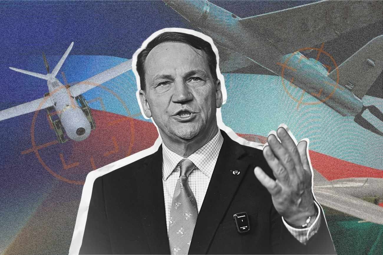 Sikorski zaskoczył u Niemców. "Trzeba pomyśleć o strefie zakazu lotów nad Ukrainą"