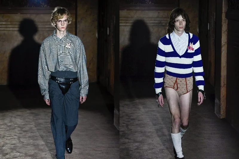 Męska kolekcja Gucci wzbudziła wiele kontrowersji i... śmiechu