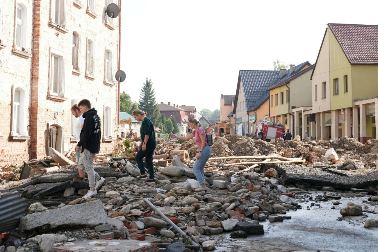 Stronie Śląskie liczą straty po powodzi. Wiele osób nie ma do czego wracać