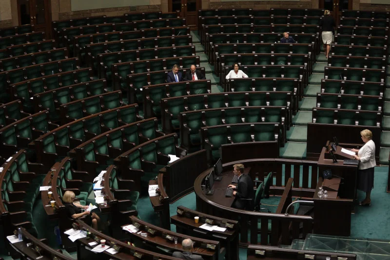 Tak wygląda wysłuchanie sprawozdania Małgorzaty Gersdorf z pracy Sądu Najwyższego.