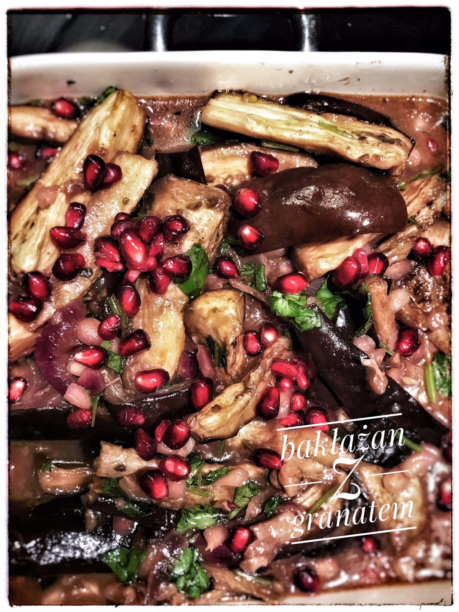 Bakłażan z granatem