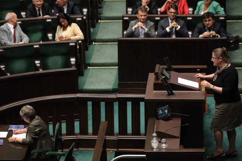 Krystyna Pawłowicz atakuje edukację seksualną.