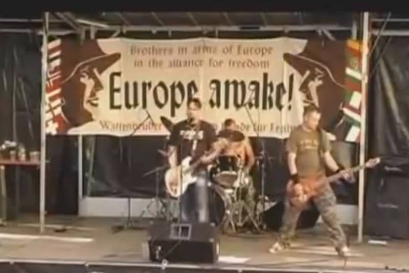 Koncert estońskiego zespołu Preserve White Aryans, który w 2014 roku ma zagrać w Polsce.