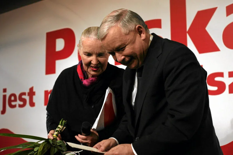Prof. Jadwiga Staniszkis poparła Jarosława Kaczyńskiego przed wyborami prezydenckimi w 2010 roku