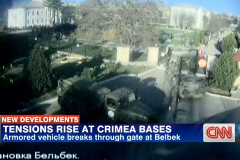 Rosjanie zdobyli jedną z ostatnich ukraińskich baz na Krymie