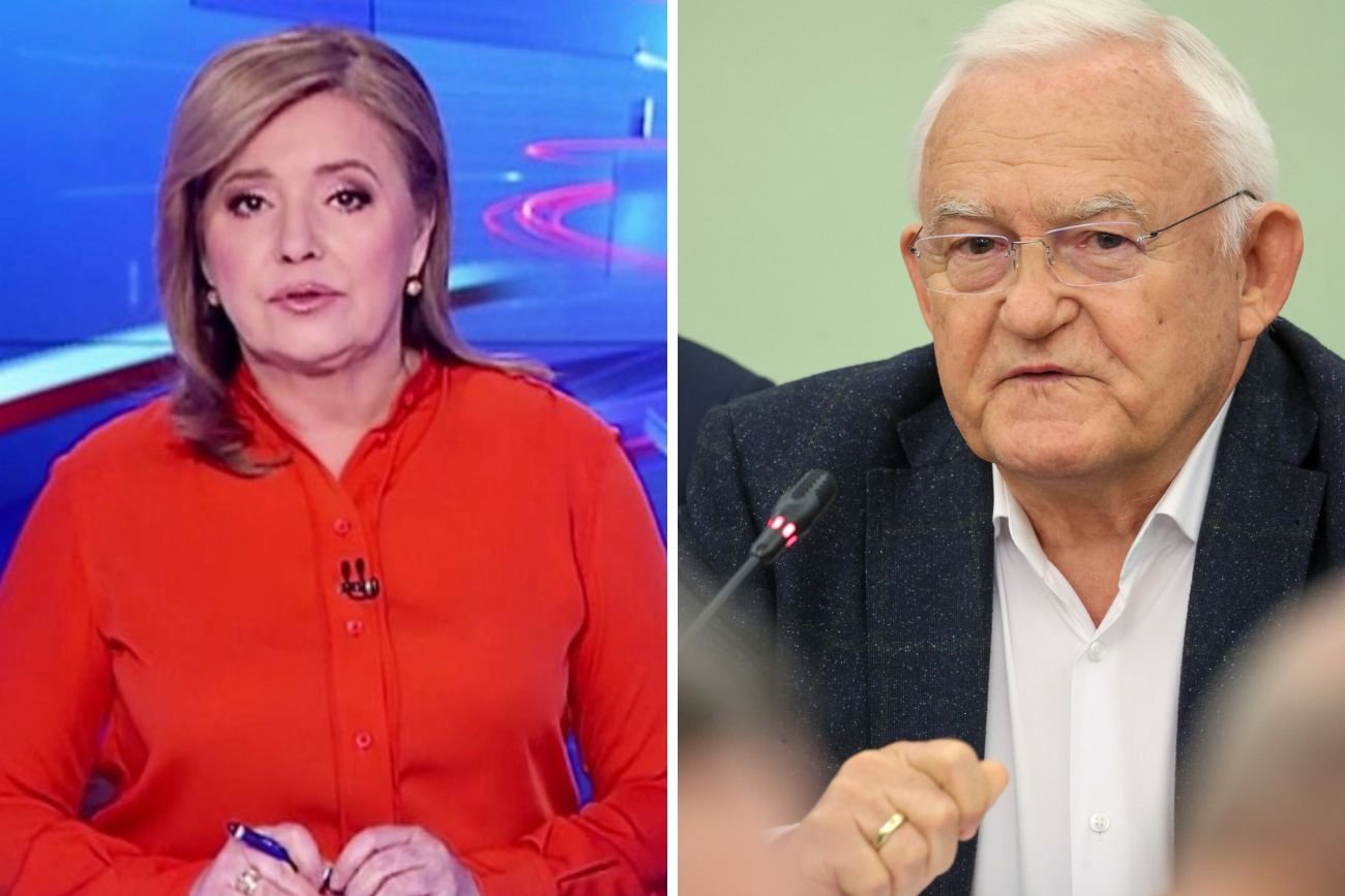 Danuta Holecka i Leszek Miller