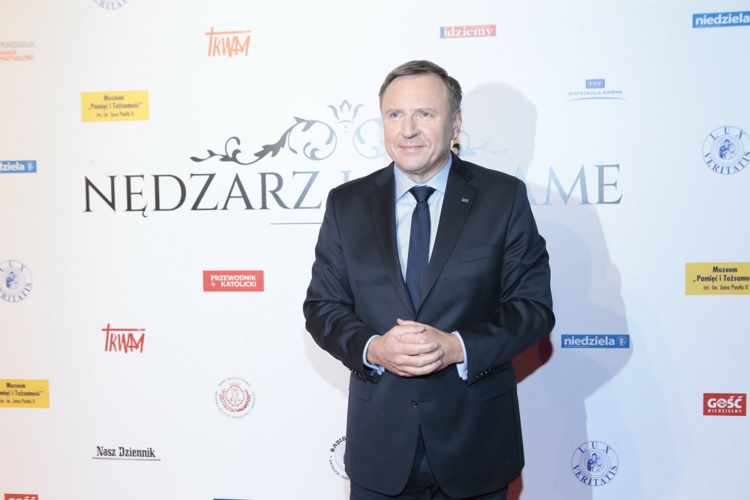 Jacek Kurski na premierze filmu "Nędzarz i madame"