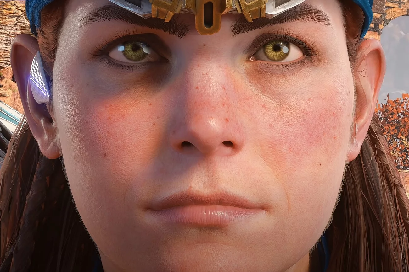 Część graczy oburzyła się na widok włosów na twarzy Aloy z "Horizon Forbidden West". Część graczy oburzyła się na widok włosów na twarzy Aloy z "Horizon Forbidden West".
