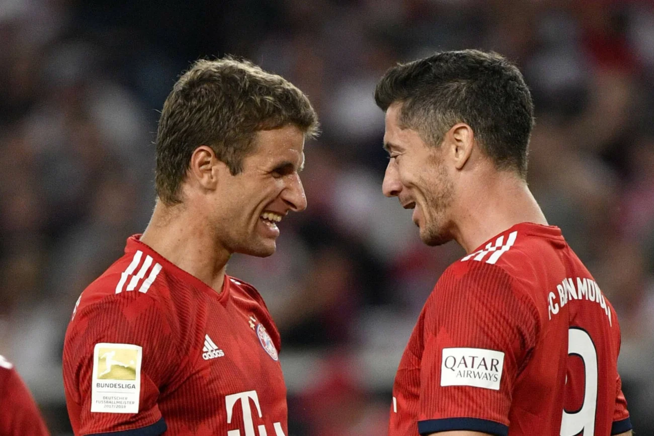 Thomas Müller i Robert Lewandowski tworzyli w Bayernie Monachium świetny duet, zarówno na boisku, jak i poza nim.