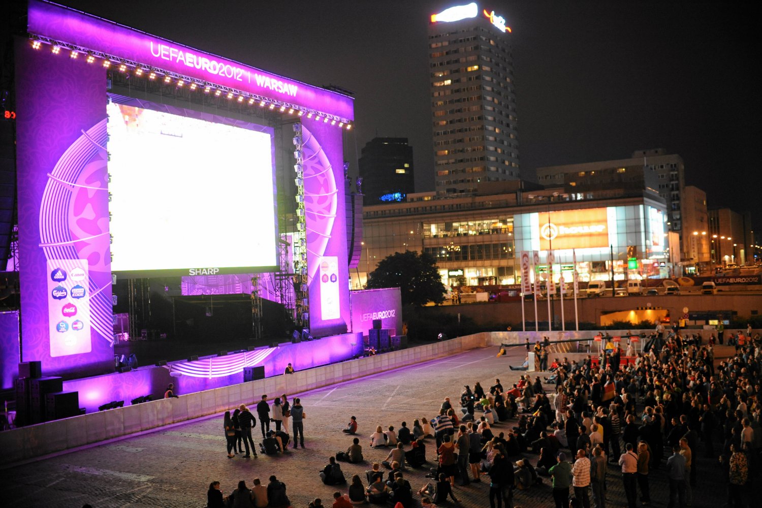 Strefa kibica w Warszawie