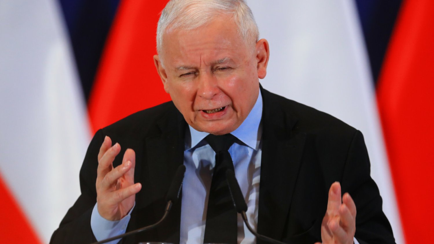 Jarosław Kaczyński wygłosił w środę po południu kuriozalne oświadczenie w siedzibie partii
