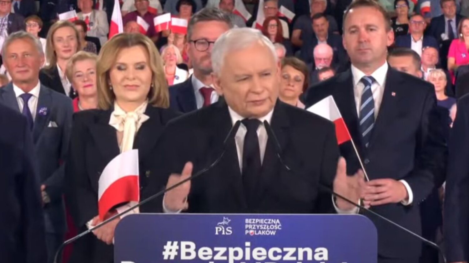Jarosław Kaczyński pojechał do Kielc, gdzie odbył spotkanie wyborcze