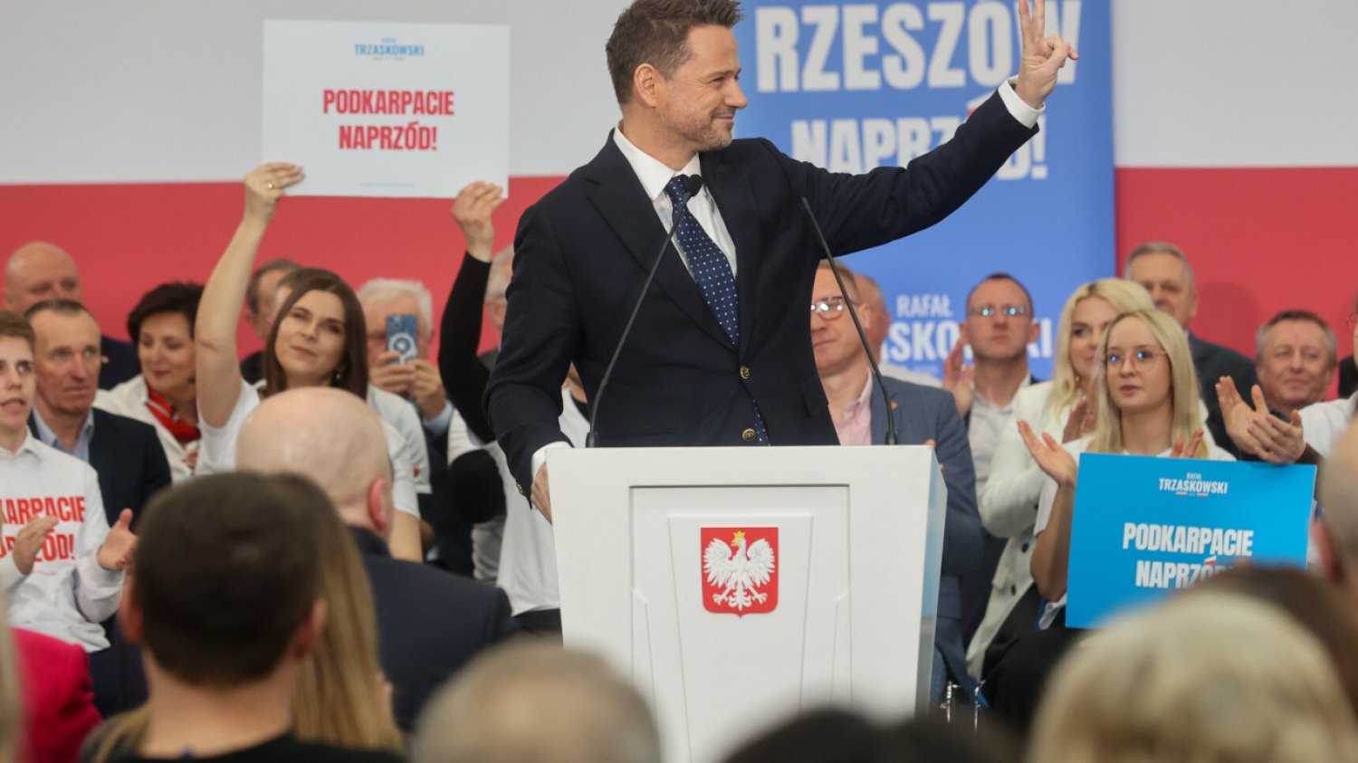Rafał Trzaskowski w Rzeszowie. Podczas wizyty na Podkarpaciu odwiedził także Mielec i Stalową Wolę.